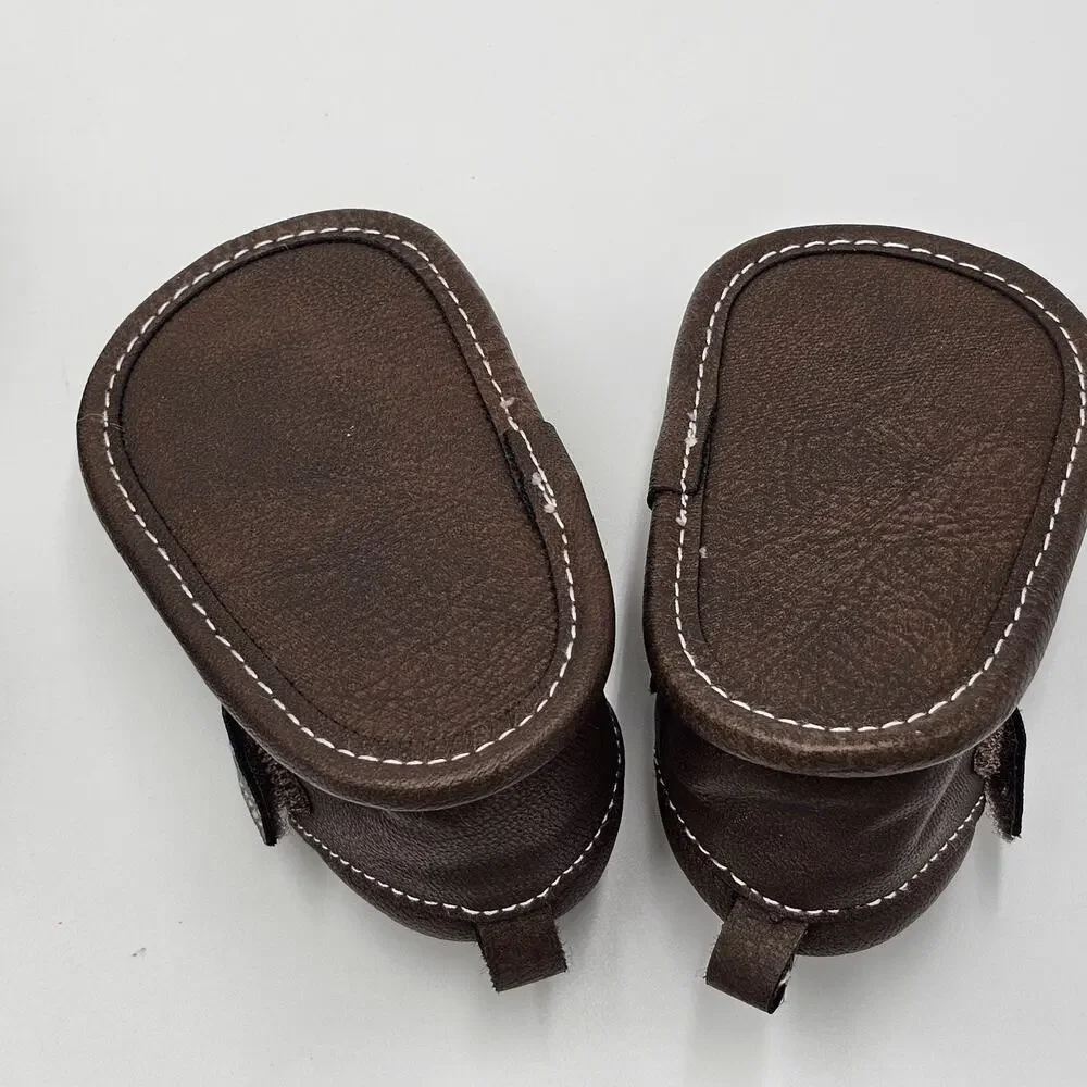 Set of 2 Children's Place Baby Sandals 0-3 months Brown Blue